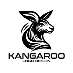 Kangaroo Vector Logo Design
