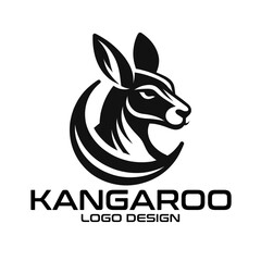 Kangaroo Vector Logo Design