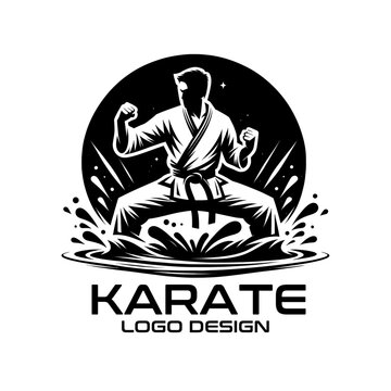 Karate Vector Logo Design