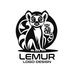 Lemur Vector Logo Design