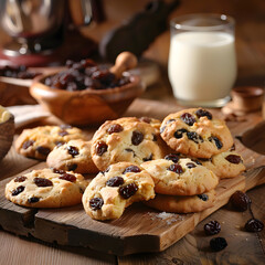 Scrumptious Raisin Cookies Fresh From The Oven - The Joy of Homemade Baking