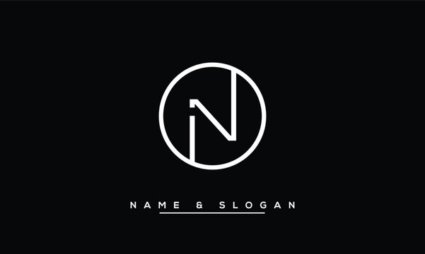 N Abstract Letter Logo Monogram