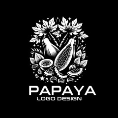 Papaya Vector Logo Design © isuru