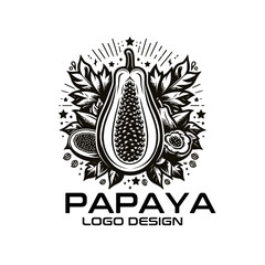 Papaya Vector Logo Design © isuru