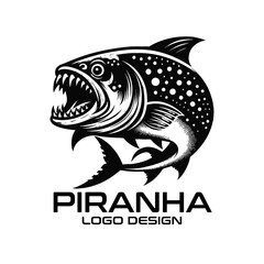 Piranha Vector Logo Design