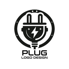 Plug Vector Logo Design