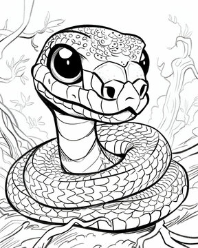 snake coloring