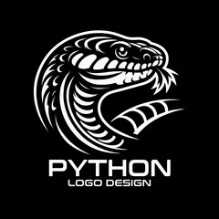 Python Vector Logo Design