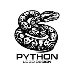 Python Vector Logo Design