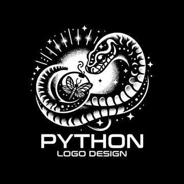 Python Vector Logo Design