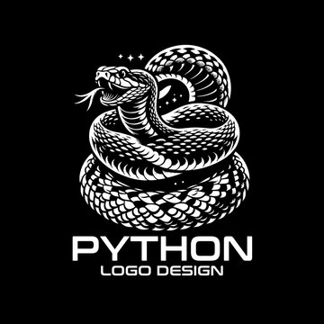 Python Vector Logo Design