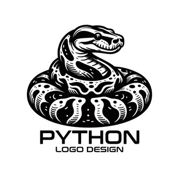Python Vector Logo Design