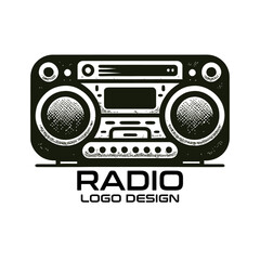 Radio Vector Logo Design