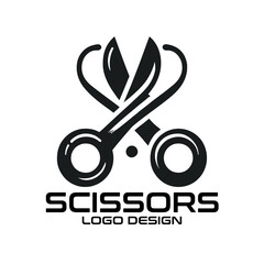 Scissors Vector Logo Design