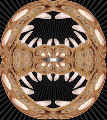 mandala of subconscious fear, childhood terror, nightmares, the repressed,   mandala for meditation, stopping internal dialogue, 
circular abstract composition