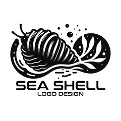 Sea Shell Vector Logo Design