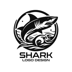 Shark Vector Logo Design