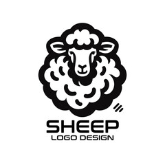 Sheep Vector Logo Design