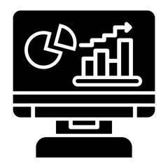 Social Media Marketing glyph icon