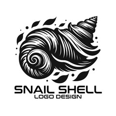 Snail Shells Vector Logo Design