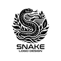 Snake Vector Logo Design