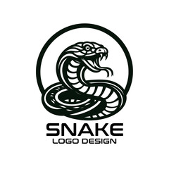 Fototapeta premium Snake Vector Logo Design
