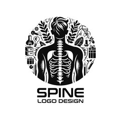 Spine Vector Logo Design