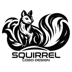 Squirrel Vector Logo Design
