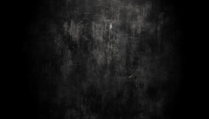 Concrete wall black and gray color for background. Old grunge textures with scratches and cracks. Black painted cement wall texture. Black abstract background or texture.
