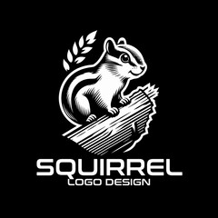 Squirrel Vector Logo Design