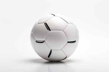 Football ball with white background. Football related topics. Football World. Sport betting. Football competitions. Image for graphic designer. Football competition. Football League.