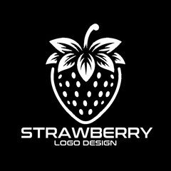 Strawberry Vector Logo Design