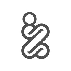 Fototapeta premium vector is monogram number 80 and letter Z. Elegant.