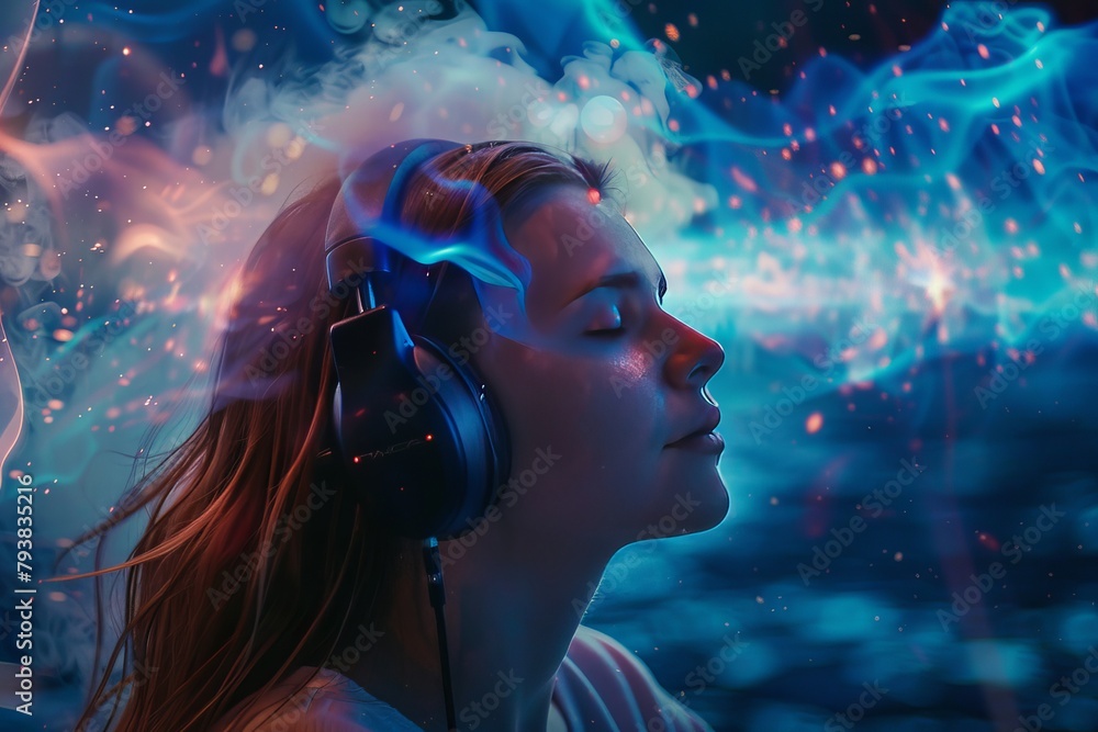 Poster enhancing rem sleep brain wave duration for positive changes: techniques for cognitive slow wave sup