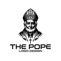 The Pope Vector Logo Design