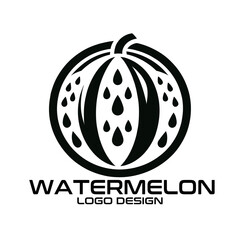 Watermelon Vector Logo Design