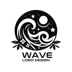 Obraz premium Wave Vector Logo Design