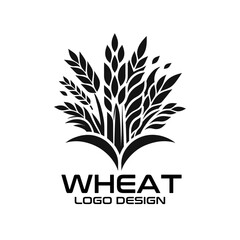 Wheat Vector Logo Design