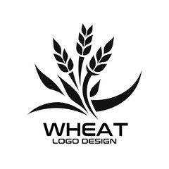 Wheat Vector Logo Design