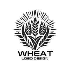Wheat Vector Logo Design