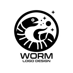 Worm Vector Logo Design