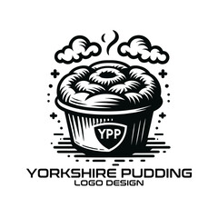 Yorkshire Pudding Vector Logo Design