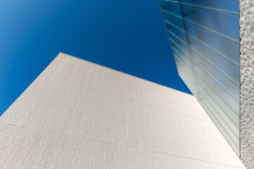 Modern building with blue sky