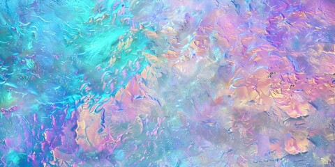 Fototapeta na wymiar Iridescent Opal Essence Abstract Background