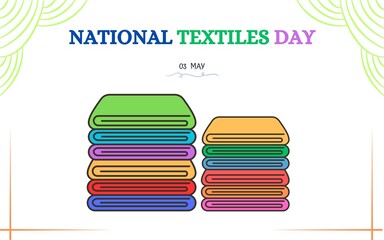 NATIONAL TEXTILES DAY  TEMPLATE DESIGN -