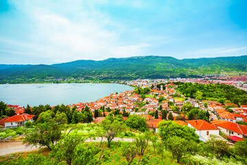 Lake Ohrid and Ohrid city, Macedonia