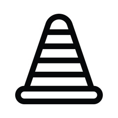 Trendy unique icon of Construction cone, construction cone vector design