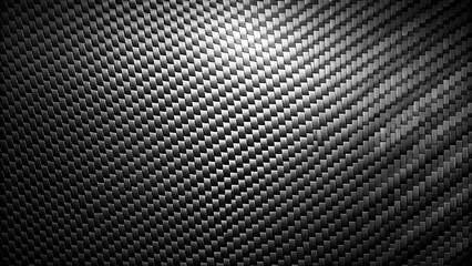 Naklejka premium Dark Carbon Fiber Grid Texture 