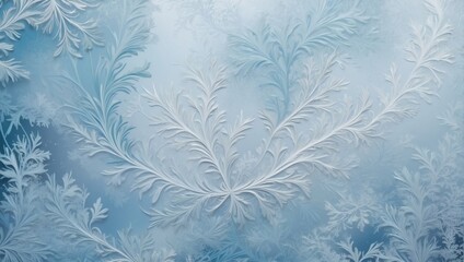 Modern Abstract Frosty Wallpaper Background with Winter Palette