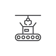 Smart Packaging line icon